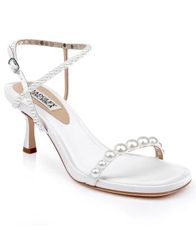 BADGLEY MISCHKA WOMEN'S JOLIE SQUARE TOE EVENING SANDALS