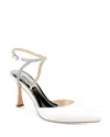 Badgley Mischka Kamilah Pumps In White Satin