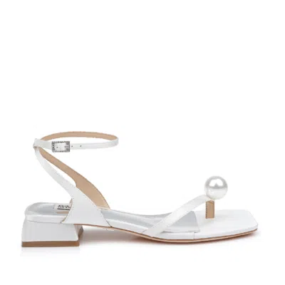 Badgley Mischka Women's Lola In Silver In White