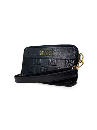 Badgley Mischka Kids' Women's Madalyn Faux Leather Shoulder Bag In Black