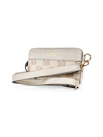 Badgley Mischka Kids' Women's Madalyn Faux Leather Shoulder Bag In Champagne