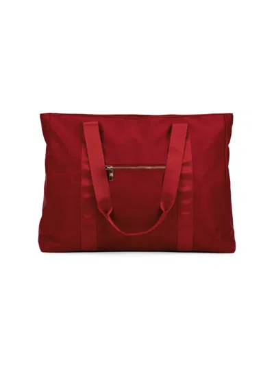 Badgley Mischka Kids' Women's Nylon Travel Tote In Burgundy