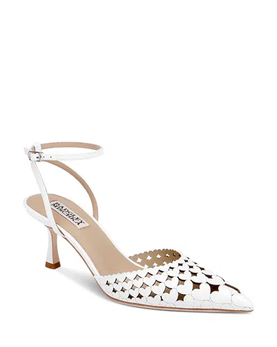 Badgley Mischka Omelia Ankle Strap Pump In Animal Print