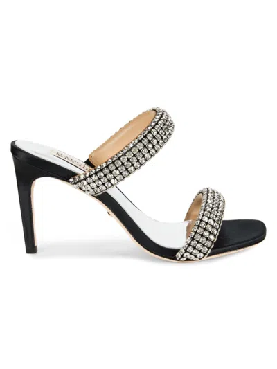 Badgley Mischka Women's Sade Embellished Stiletto Sandals In Black