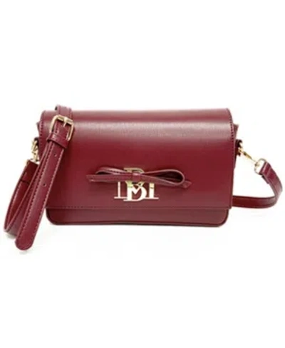 Badgley Mischka Women's Small Rectangle Shape With Bow Bag In Wine