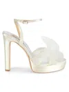 BADGLEY MISCHKA WOMEN'S SOPHIE BOW PLATFORM SANDALS