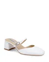 Badgley Mischka Collection Valarie Mary Jane Mule In White