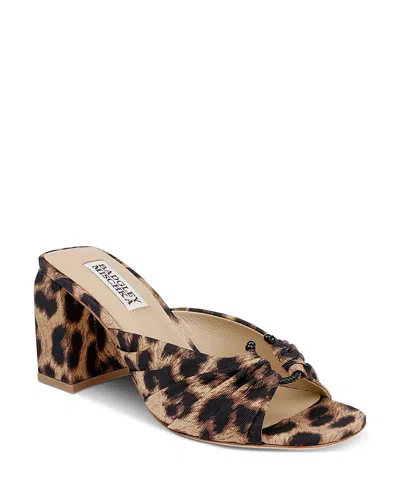 BADGLEY MISCHKA WOMEN'S VAYLA LEATHER SANDALS