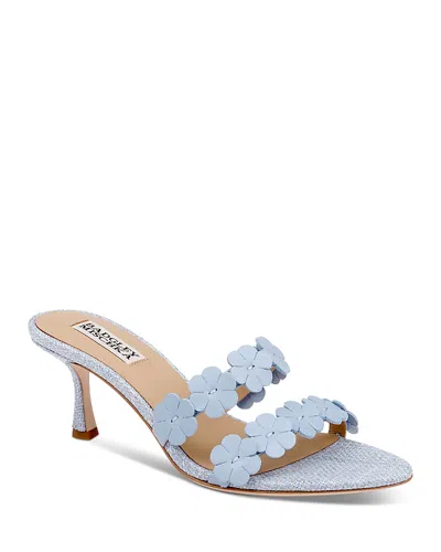 Badgley Mischka Women's Watertown Slides In Blue