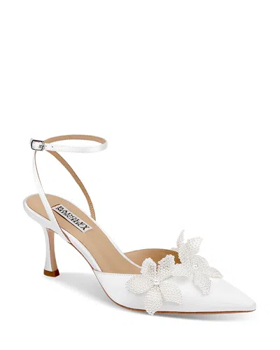 Badgley Mischka Women's Whitman Floral Pumps In White