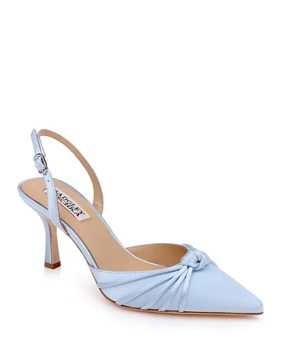 Badgley Mischka Women's Yena Slingback Pumps In Blue