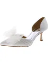 Badgley Mischka Womens Satin Dressy D'orsay Heels In Multi