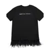 Baé Special Moments Women's T-shirt Dress With Feathers