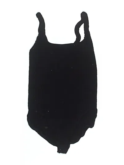 Pre-owned Bae. Swimsuit Top Black Solid Pattern Swimwear