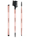 Baebrow Brush Trio: Essential Brush Styling Kit In N,a