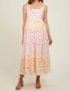 Baevely By Wellmade Field Of Wildflowers Maxi Dress In Multi