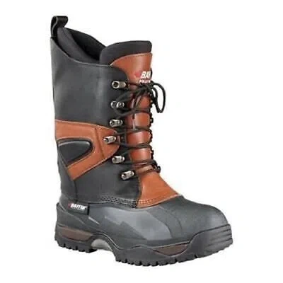 Pre-owned Baffin Apex Leather Boots Mens In Black/bark
