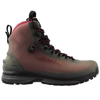 Pre-owned Baffin Borealis 6 Inch Waterproof Hiking Mens Black, Red Casual Boots Wicrmoo1-