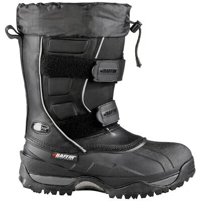 Pre-owned Baffin Eiger Polar Snow Mens Black Casual Boots 4000m001-001