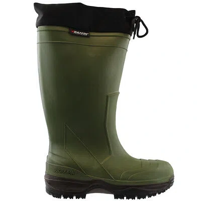 Pre-owned Baffin Icebear Snow Mens Green Casual Boots 50160000-394