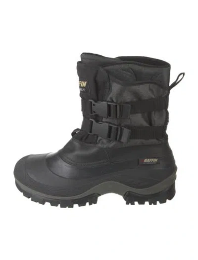 Pre-owned Baffin Nylon Snow Boots In Black