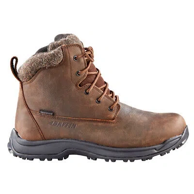 Pre-owned Baffin Truro Lace Up Mens Brown Casual Boots Tocom001-br1