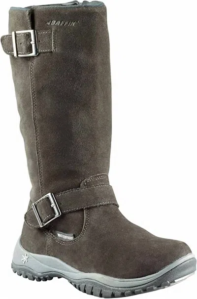 Baffin Women's Charlee Snow Boot In Gray In Green