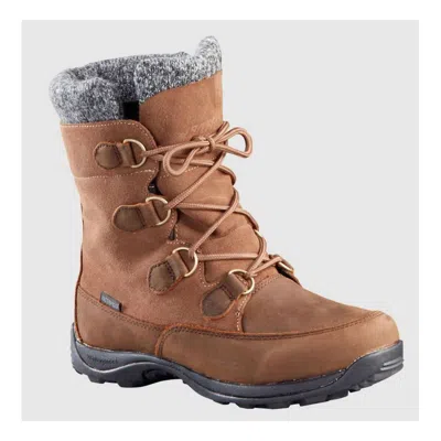 Baffin Women's Eldora Waterproof Winter Boots In Taupe/dark Brown