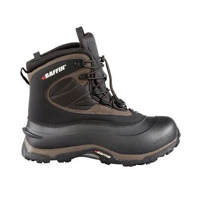Pre-owned Baffin Yoho Lace Up Work Mens Black Casual Boots Litem003-962