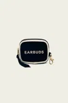 Bag-all Earbuds/airpods Case With Clasp In Black