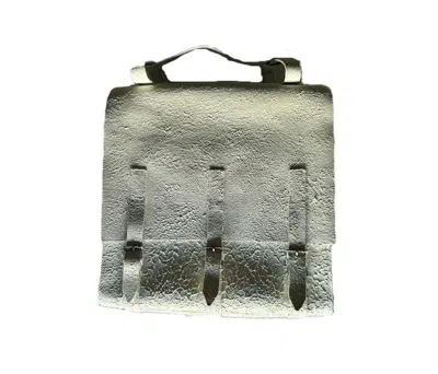 Pre-owned Bag X Leather Maison Margiela Backpack Leather Artisanal Travel Vintage In White