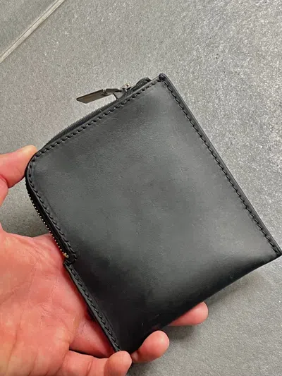 Pre-owned Bag X Leather Rick Owens Wallet Drkshdw Genuine Leather Strobe Neck Mens In Black