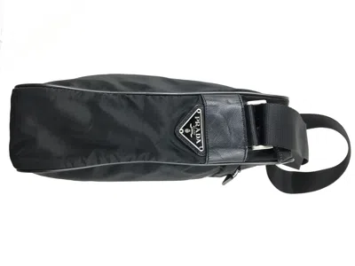 Pre-owned Bag X Prada Vintage Prada Nylon Sling Bag Crossbody Bag In Black
