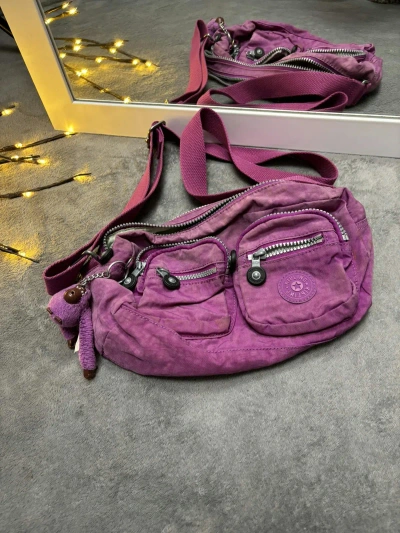 Pre-owned Bag X Vintage Kipling Purple Bag Y2k Bag-pack