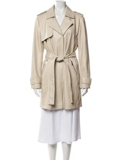 Pre-owned Bagatelle Biker Jacket In Neutral