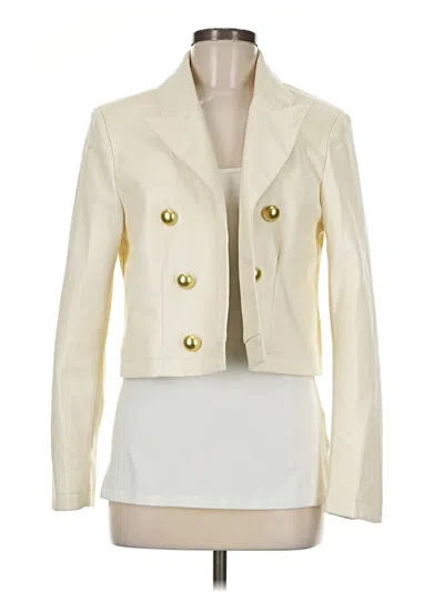 Pre-owned Bagatelle Blazer Jacket In Ivory