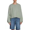 Bagatelle Bubble Sleeve Full Zip Jacket In Multi