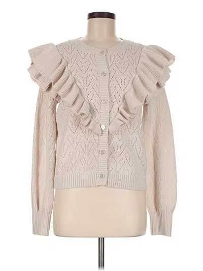 Pre-owned Bagatelle Cardigan Sweater In Ivory