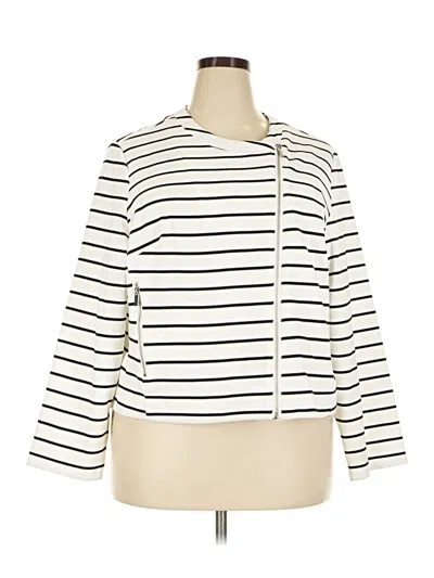 Pre-owned Bagatelle Cardigan Sweater In White