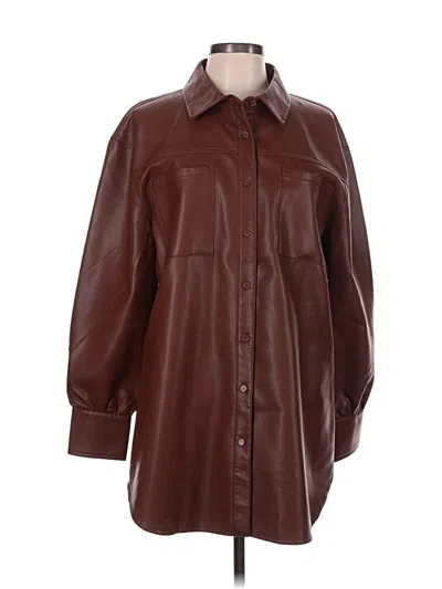 Pre-owned Bagatelle Coat In Brown