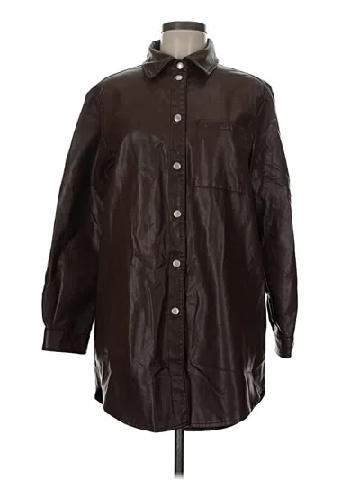 Pre-owned Bagatelle Coat In Brown