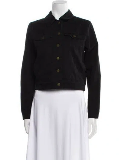 Pre-owned Bagatelle Denim Jacket In Black