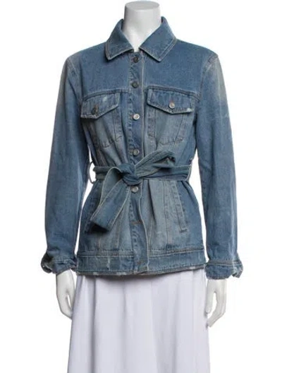 Pre-owned Bagatelle Denim Jacket In Blue