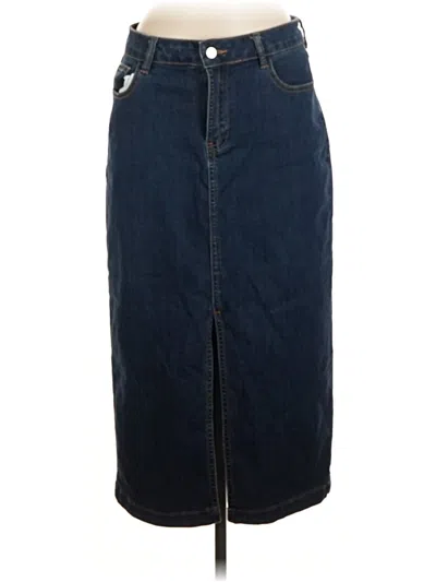 Pre-owned Bagatelle Denim Skirt In Blue