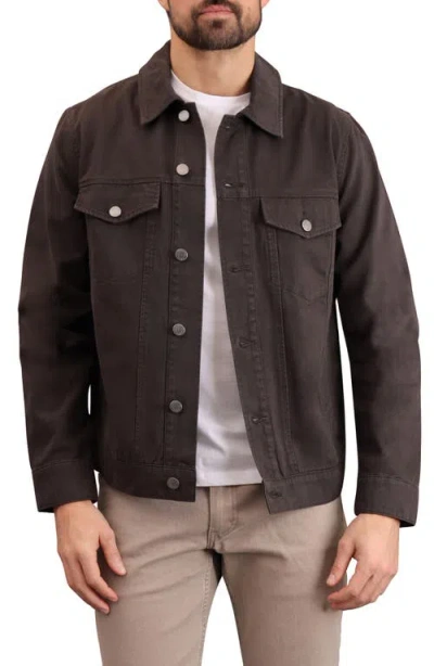 Bagatelle Denim Trucker Jacket In Graphite