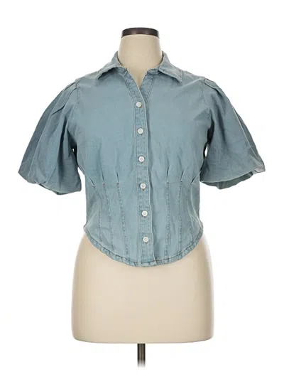 Pre-owned Bagatelle Denim Vest In Blue