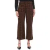 Bagatelle Dolce Vita Crop Wide Leg Pants In Brown