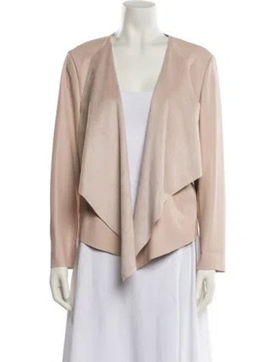 Pre-owned Bagatelle Faux Leather Jacket In Pink