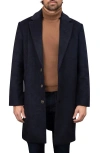 Bagatelle Felted Topcoat In Navy