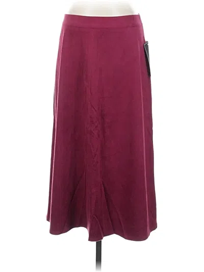 Pre-owned Bagatelle Formal Skirt In Burgundy